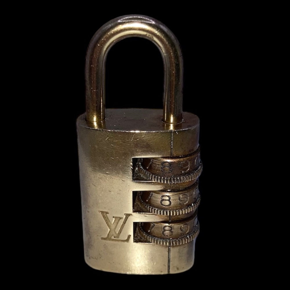 VUITTON-Extremely Rare Vintage Dial Padlock with Combination.